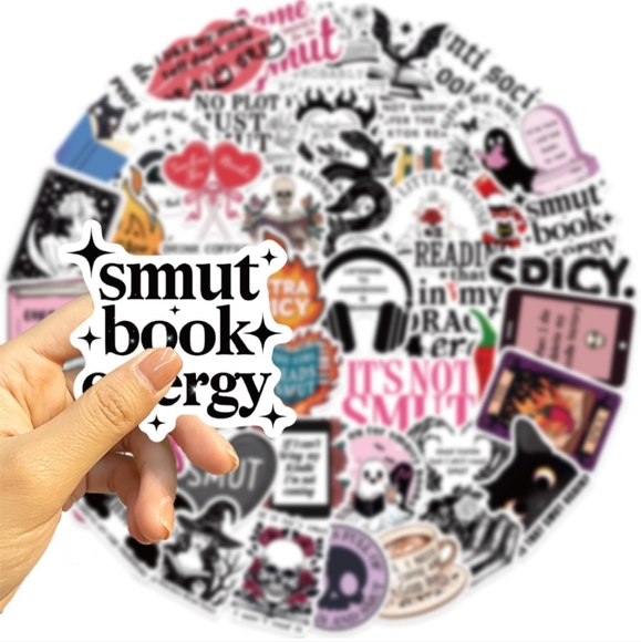 50pcs Smut Book Energy Sticker Pack - Picture 1 of 6